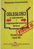 Odległości w zabudowie i zagospodarowaniu terenu