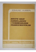 Kryzys nauk europejskich i fenomenologia transcendentalna
