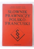 Słownik prawniczy polsko-francuski