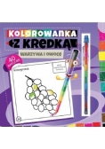 Kolorowanka z kredką Warzywa i owoce