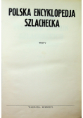 Polska encyklopedja szlachecka tom V 1936 r.