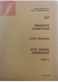 Język kodeksu zografskiego, Część II