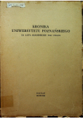 Kronika uniwersytetu poznańskiego za lata akademickie 1945 1954 55