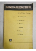 Readings in American literature, T. III