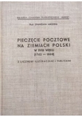 Pieczęcie pocztowe na ziemiach Polski w XVIII wieku, 1936 r.
