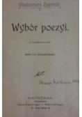 Wybór poezyi.1899 r.