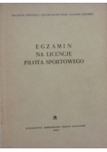 Egzamin na licencje pilota sportowego