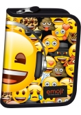 Piórnik dwuklapkowy bez wyposażenia Emoji