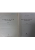 Historia literatury hiszpańskiej, zestaw 2 tomów