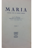 Maria Etudes Sur La Sainte Vierge Tome V