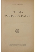Studja socjologiczne, ok. 1930 r.