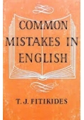 Common mistakes in English