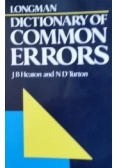 Dictionary of Common Errors