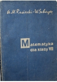 Matematyka dla klasy VII
