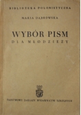 Wybór pism dla młodzieży 1948 r.