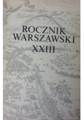 Rocznik Warszawski XXIII