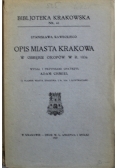 Opis Miasta Krakowa 1927 r.