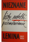 Nieznane listy notatki przemówienia Lenina