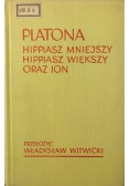Hippiasz mniejszy Hippiasz większy oraz Ion