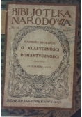 O klasyczności i romantyczności 1925 r.