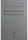 Polski słownik biograficzny, zesyt 188