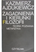 Główne zagadnienia i kierunki filozofii