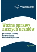 Ważne sprawy naszych uczniów