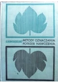 Metody oznaczania potrzeb nawożenia