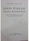 Zarys Wykładu Prawa Rzymskiego,1916r.