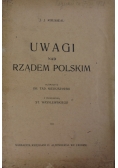 Uwagi nad rządem Polskim, ok 1920 r.
