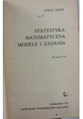 Statystyka matematyczna modele i zadania