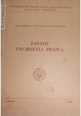 Zasady tworzenia prawa