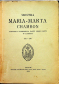Siostra Maria Marta Chambon 1938 r
