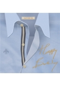 Karnet kwadrat z kopertą Urodziny Birthday Shirt