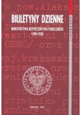 Biuletyny dzienne Ministerstwa Bezpieczeństwa Publicznego 1949 - 1950 + CD
