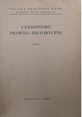 Czasopismo prawno - historyczne Tom V