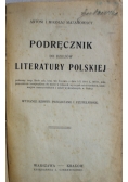 Podręcznik do dziejów literatury Polskiej