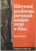 Efektywność pozyskiwania pierwotnych nośników energii w Polsce