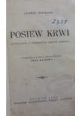 Posiew krwi, 1933r.
