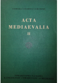 Acta Mediaevalia II