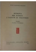 Rozmowa Ben Jonsona z radnym ze Stratfordu
