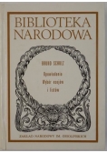 Opowiadania, wybór esejów i listów, BN