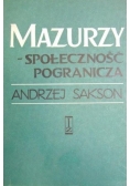 Mazurzy społeczność pogranicza