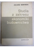 Studia z zakresu ekonomiki budownictwa
