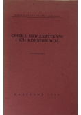 Opieka nad Zabytkami i ich Konserwacja 1920 r.