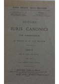 Epitome Iuris Canonici ,1940 r.,Tom II