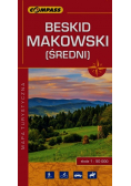 Beskid Makowski Średni mapa turystyczna 1:50 000