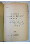 Słownik polskich błędów językowych 1947 r.