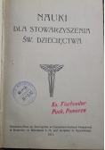 Nauki dla stowarzyszenia św dziecięctwa 1911 r.