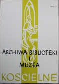 Archiwa biblioteki i muzea kościelne Tom 77